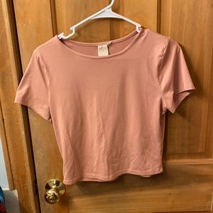 Light Pink Crop Top